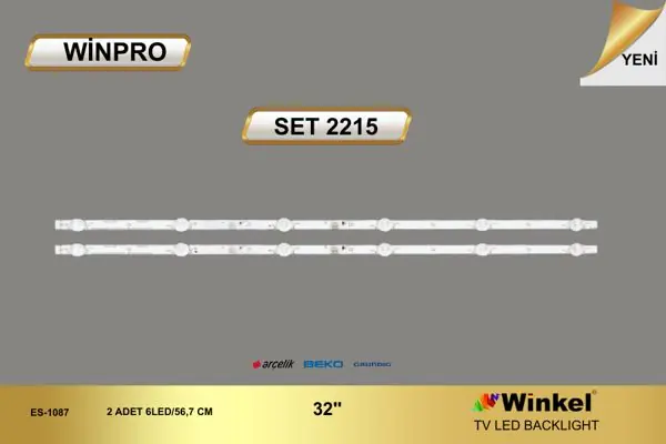 Arçelik inç TV LED bar takımı Winpro SET 2215