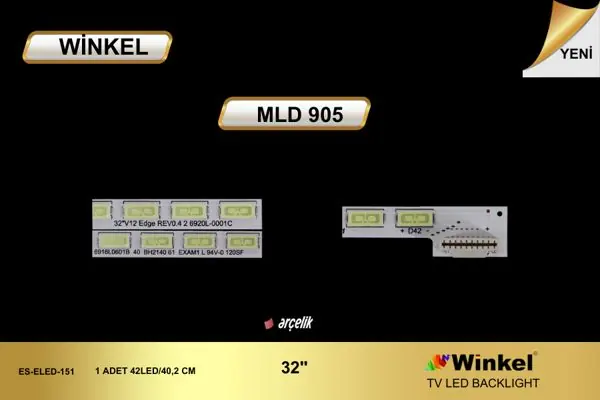 Arçelik  inç TV LED bar takımı Winkel MLD 905