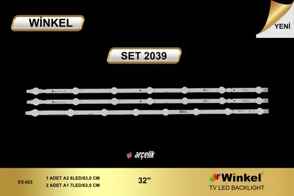 Arçelik inç TV LED bar takımı Winkel SET 2039