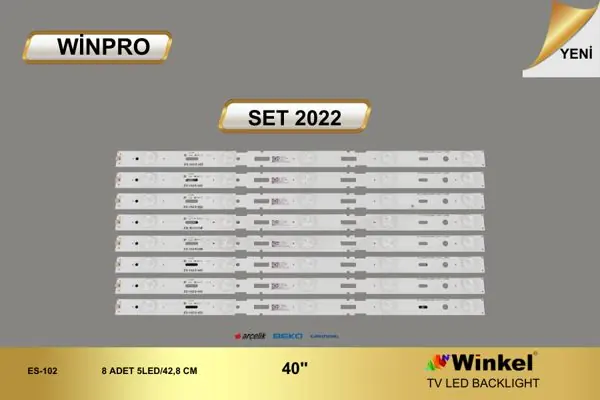 Arçelik 40 inç TV LED bar takımı Winpro SET 2022