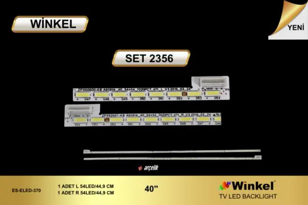 Arçelik 40 inç TV LED bar takımı Winkel SET 2356