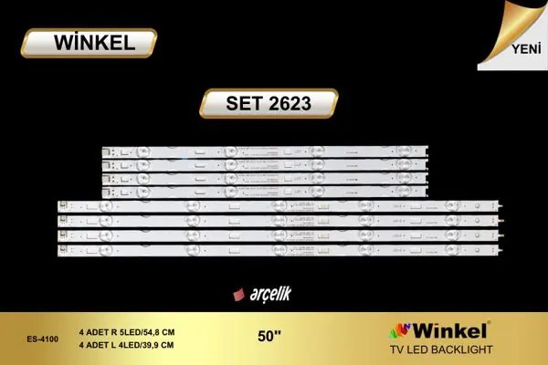 Arçelik 50 inç TV LED bar takımı Winkel SET 2623