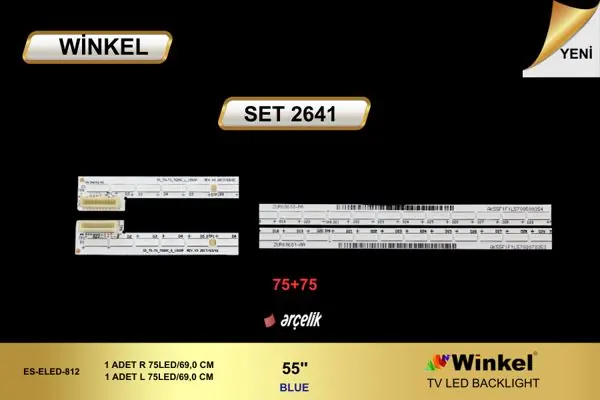 Arçelik 55 inç TV LED bar takımı Winkel SET 2641