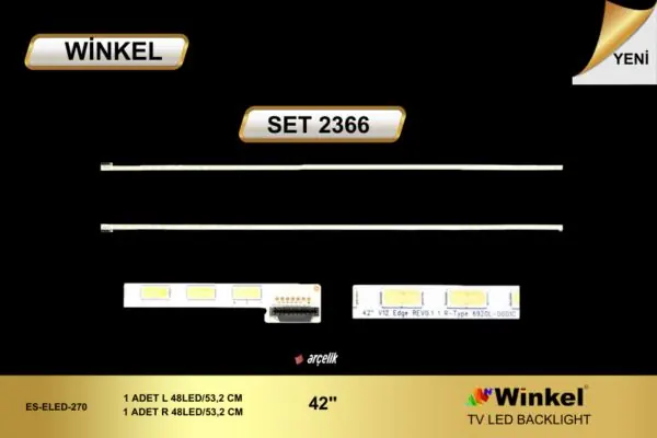 Arçelik  inç TV LED bar takımı Winkel SET 2366