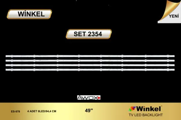 Awox 49 inç TV LED bar takımı Winkel SET 2354