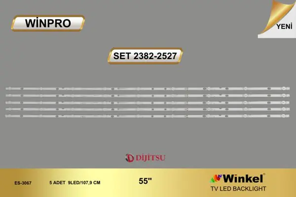 Awox 55 inç TV LED bar takımı Winpro SET 2382
