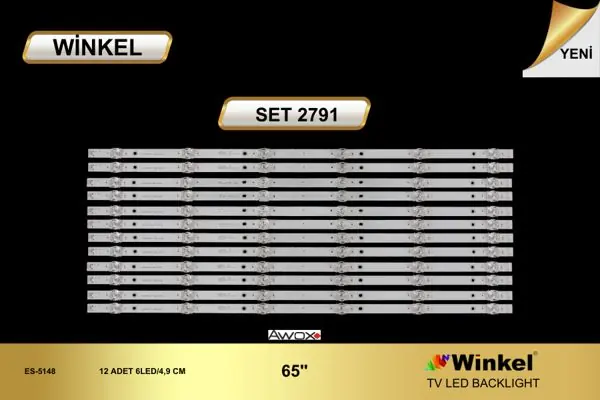 Awox 65 inç TV LED bar takımı Winkel SET 2791