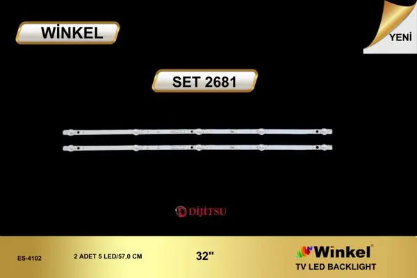 Dijitsu 32 inç TV LED bar takımı Winkel SET 2681