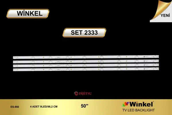 Dijitsu 50 inç TV LED bar takımı Winkel SET 2333