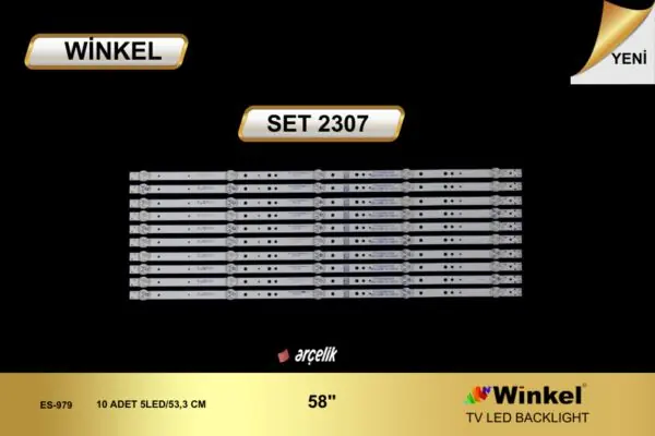 Grundig 58 inç TV LED bar takımı Winkel SET 2307