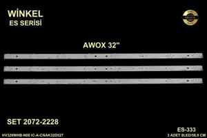 Awox 32 inç TV LED bar Winkel SET 2072-2228