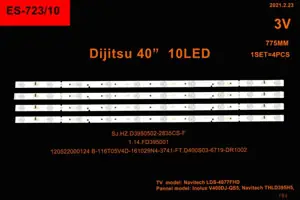 Dijitsu 40 inç TV LED bar Winkel SET 2394