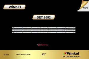 Dijitsu 43 inç TV LED bar Winkel SET 2682
