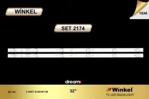 Kamasonic Dreamstar 32 inç TV LED bar Winkel SET 2174