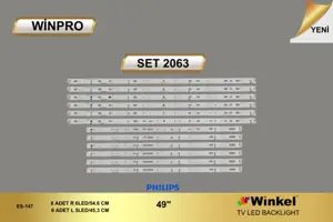 Philips 49 inç TV LED bar Winpro SET 2063