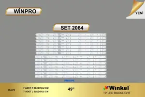Philips 49 inç TV LED bar Winpro SET 2064