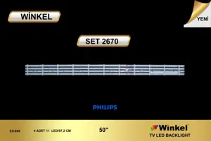 Philips 50 inç TV LED bar Winkel SET 2670