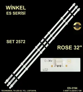 Rose 32 inç TV LED bar Winkel SET 2572