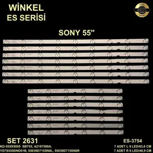 Sony 55 inç TV LED bar Winkel SET 2631