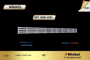 Sunny 43 inç TV LED bar Winkel SET 2680-2551