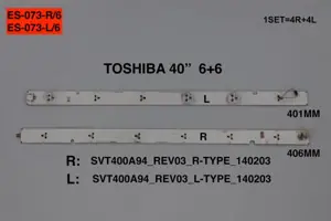 Toshiba 40 inç TV LED bar Winkel SET 2397
