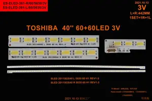 Toshiba 40 inç TV LED bar Winkel SET 2439