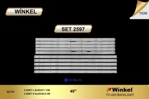 Yumatu 49 inç TV LED bar Winkel SET 2597