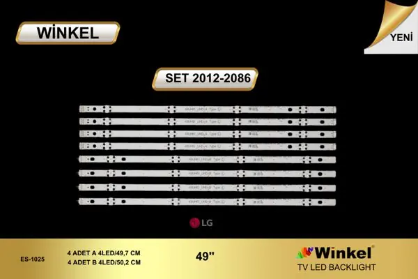 LG inç TV LED bar takımı Winkel SET 2012-2086