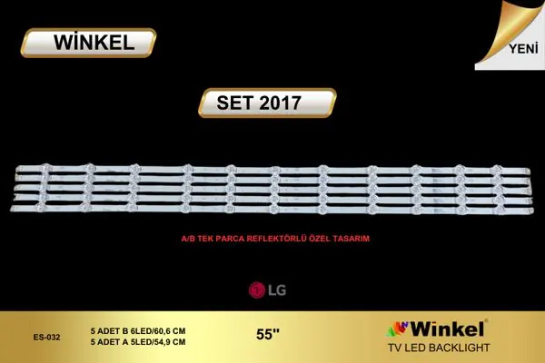 LG  inç TV LED bar takımı Winkel SET 2017