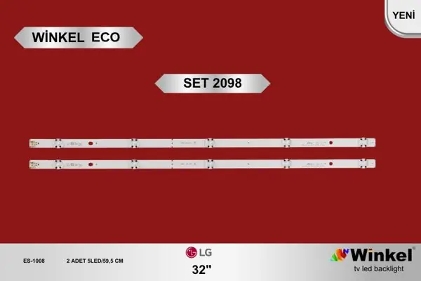 LG 32 inç TV LED bar takımı Winkel Eco SET 2098