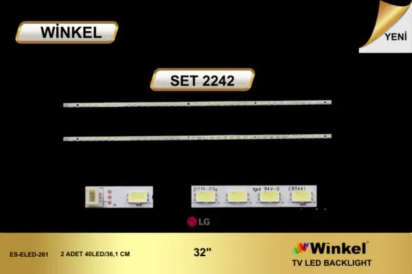 LG 32 inç TV LED bar takımı Winkel SET 2242