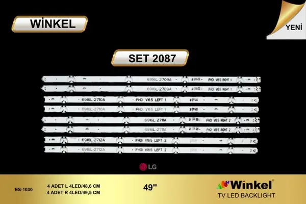 LG inç TV LED bar takımı Winkel SET 2087