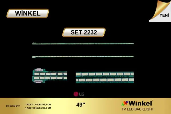 LG inç TV LED bar takımı Winkel SET 2232