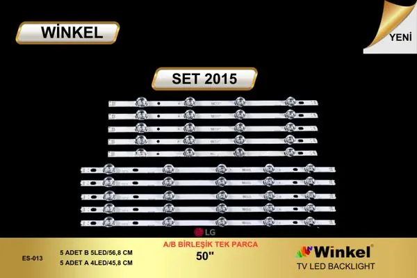 LG 50 inç TV LED bar takımı Winkel SET 2015