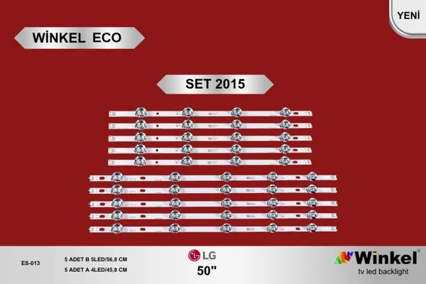 LG 50 inç TV LED bar takımı Winkel Eco SET 2015
