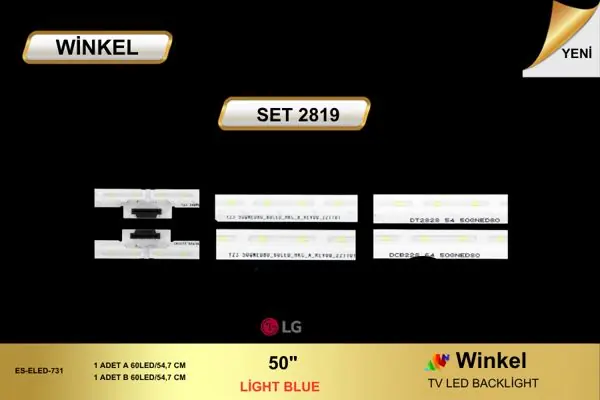 LG 50 inç TV LED bar takımı Winkel SET 2819