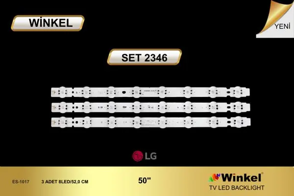LG 50 inç TV LED bar takımı Winkel SET 2346