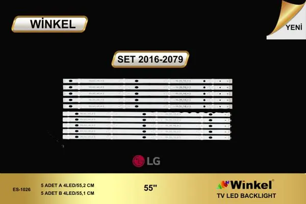 LG 55 inç TV LED bar takımı Winkel SET 2016-2079
