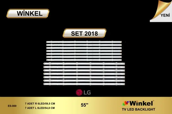 LG 55 inç TV LED bar takımı Winkel SET 2018