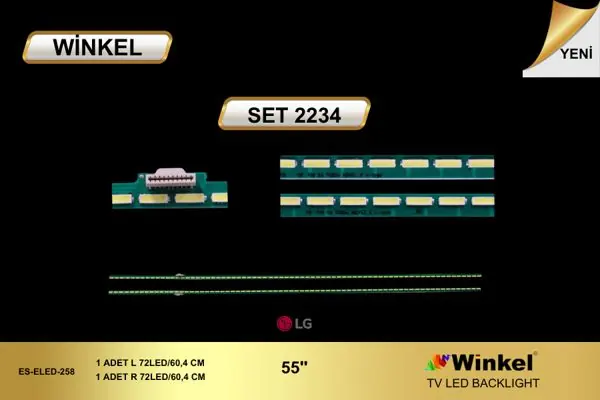 LG 55 inç TV LED bar takımı Winkel SET 2234