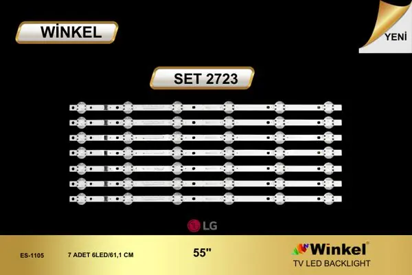 LG 55 inç TV LED bar takımı Winkel SET 2723