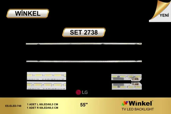 LG 55 inç TV LED bar takımı Winkel SET 2738