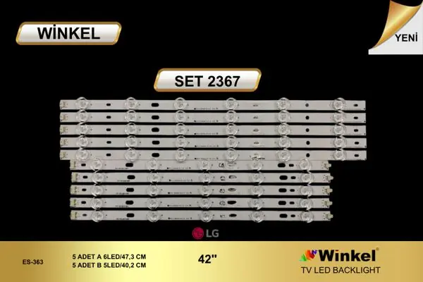LG inç TV LED bar takımı Winkel SET 2367