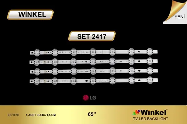LG 65 inç TV LED bar takımı Winkel SET 2417