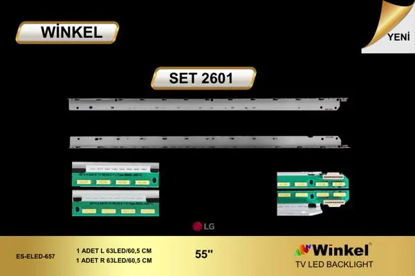 LG inç TV LED bar takımı Winkel SET 2601