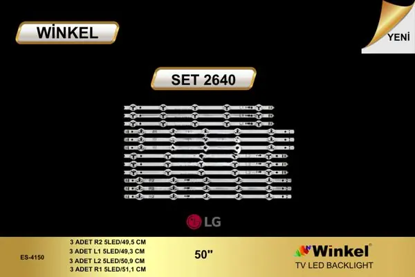LG  inç TV LED bar takımı Winkel SET 2640