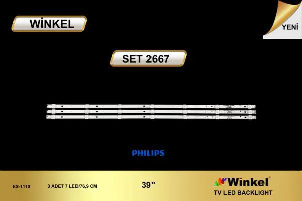 Philips 39 inç TV LED bar takımı Winkel SET 2667