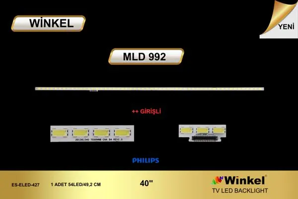 Philips 40 inç TV LED bar takımı Winkel MLD 992
