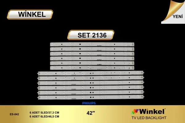Philips 42 inç TV LED bar takımı Winkel SET 2136