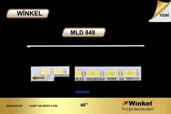 Philips 46 inç TV LED bar takımı Winkel MLD 848